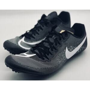 NEW Nike Zoom Ja Fly 4 Track Cleats Black White Gold DR2741-001 Men’s Size Multi